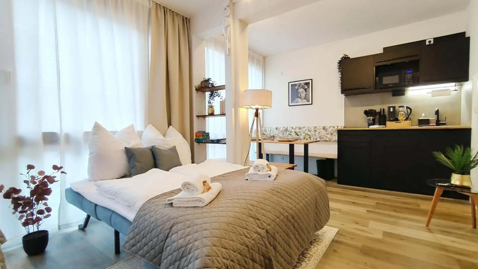 شقة Design-Apartment Fuer Bis Zu 4 Im 1 Og, Modern, Dachterrasse, Grill, Ruhige Lage, Disney Plus, Wii, Lan Und Wlan نورنبيرغ